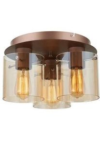 Brilliant Deckenleuchte Beth Bernsteinfarben max. 60 Watt Deckenlampe