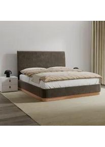 Polsterbett Josef Dunkelbraun ca. 180x200 cm