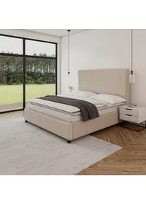 Polsterbett Marie Beige ca. 180x200 cm