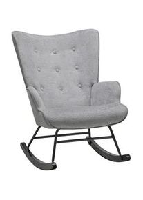Schaukelstuhl Rock Grau/Schwarz