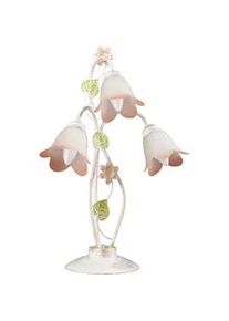 Tischleuchte Botton d'oro Wei&szlig;/Pink max. 6 Watt