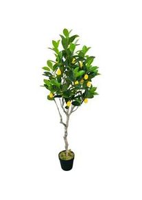 Kunstpflanze Zitronenbaum Hellgelb/Gr&uuml;n ca. 120cm