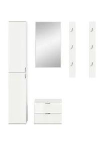 Garderobe Projekt X 5-tlg. Wei&szlig;