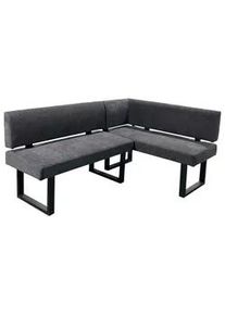 Eckbank Vancouver Grau/Schwarz