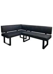 ByLiving Eckbank Vancouver Anthrazit/Schwarz