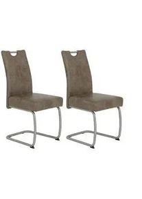 Hela Schwingstuhl-Set Sophia 2er-Set ca. 43x99 cm Schlamm