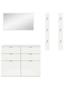 Garderobe Projekt X 4-tlg. Wei&szlig;