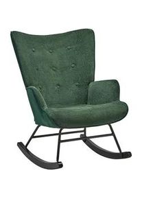 Schaukelstuhl Rock Gr&uuml;n/Schwarz