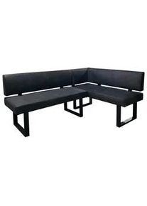 ByLiving Eckbank Vancouver Anthrazit/Schwarz