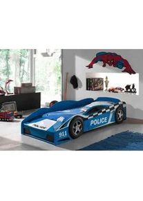 Vipack Autobett Polizei Blau