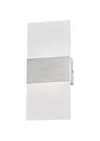 Fischer und Honsel LED-Wandleuchte Foder Wei&szlig;/Nickelfarben max. 7 Watt Wandlampe