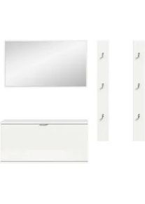 Garderobe Projekt X 4-tlg. Wei&szlig;