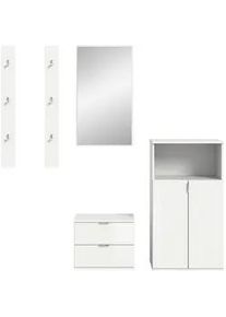 Garderobe Projekt X 5-tlg. Wei&szlig;