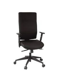 hjh OFFICE Drehstuhl Por Tec Schwarz