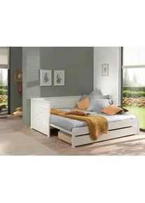 Vipack Ausziehbett Pino Wei&szlig;