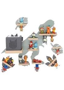 Kinderregal-Set Boarti 5-tlg. Gr&uuml;n