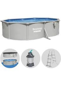 Bestway Hydrium 56586DE - 500x360x120 cm - Stahlwandpool, oval