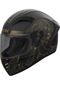 Airoh Connor Titan, full face helmet , color: Matt Black/Dark Grey/Gold , size: XL
