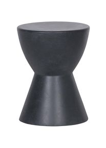 Livetastic , Schwarz , Glas, Keramik , rund , 35x45x35 cm , Wohnzimmer, Hocker