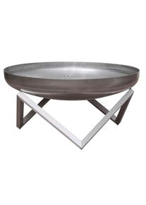 M&Ouml;BELIX M&ouml;belix , Edelstahlfarben , Metall , 63x36x63 cm , Gr&uuml;ner Punkt, Made in Europe, Handmade in Europe , abnehmbare Standf&uuml;&szlig;e, hitzebest&auml;ndig ,