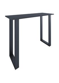 M&Ouml;BELIX M&ouml;belix , Anthrazit, Schwarz , Metall, Holzwerkstoff , rechteckig , 50x102x140 cm , Esszimmer, Barm&ouml;bel, Bartische