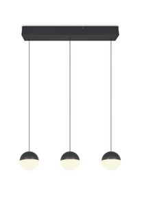 LED-H&auml;ngeleuchte Sestine Schwarz matt max. 3x5 Watt