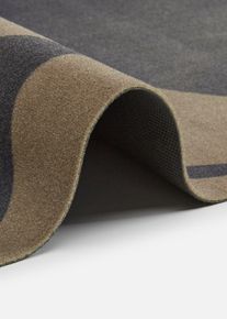 Waschbarer Teppich mit nat&uuml;rlichem Design, gr&uuml;n, Gr&ouml;&szlig;e 45x90 cm, bonprix