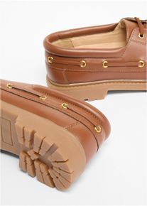 Loafer mit Schn&uuml;rung, braun, Gr&ouml;&szlig;e 37, bonprix