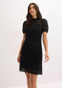 Spitzenkleid, schwarz, Gr&ouml;&szlig;e 36, bonprix