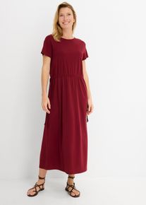 Shirtkleid aus weichem Piqu&eacute;, rot, Gr&ouml;&szlig;e 52/54 (XXL), Viskose, bonprix