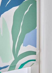 Verdunkelungsrollo mit Druck, blau, Gr&ouml;&szlig;e 150x45 cm, bonprix