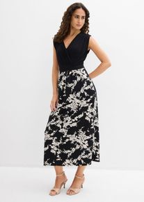 Jerseykleid aus Viskose-Mix, schwarz, Gr&ouml;&szlig;e 36/38 (S), bonprix