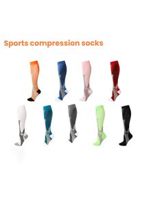 Cross Border Nylon Compression Socks For Men Women Cycling Running Football Socks Outdoor Sports Socks