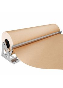 36 Inch Paper Roll Dispenser and Cutter for Heavy-Duty Wall Mountable or Non-Slip Tabletop Use Ideal for Kraft Paper Freezer Pa