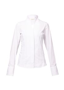 Langarmbluse SURI FREY "Bluse SFY Freyday", Damen, Gr. M, wei&szlig; (wei&szlig; 300), Obermaterial: 100% Baumwolle CO., Blusen Langarmbluse