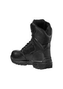 Schn&uuml;rschuh MAGNUM "MAGNUM Uniform &ndash; Sicherheitsmodelle", Damen, Gr. 43, Normalschaft, schwarz, Robustes Obermaterial aus Leder, Gummi, Schuhe Schn&uuml;rschuh