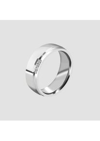 Adelia&acute;s Fingerring ADELIA&acute;S "Damen Ring aus Edelstahl mit Zirkonia" Gr. 60, silber, Fingerringe, Damen, 60, Edelstahl, Fingerring