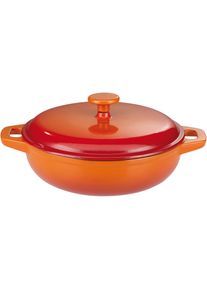 Schmortopf GSW "Orange Shadow", orange, &Oslash;:30cm, T&ouml;pfe, Schmortopf, Induktion