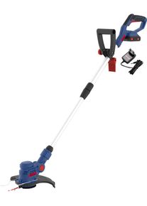 G&uuml;de Akku-Rasentrimmer G&Uuml;DE "RT 18-201-05", blau (blau, schwarz, rot, silber), Motorsensen, Akku-Rasentrimmer