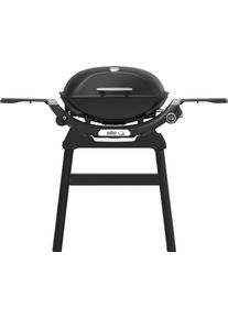 Gasgrill Weber "Q2200N", schwarz, B:126cm H:102cm T:52cm, Grills, Gasgrill, Mit Deckelthermometer, abnehmbaren Seitentischen und Untergestell