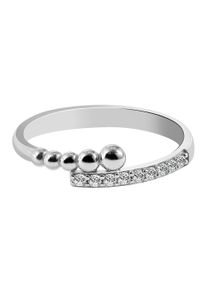 Adelia&acute;s Fingerring ADELIA&acute;S "Damen Ring aus 925 Silber mit Zirkonia" Gr. 56, silber, Fingerringe, Damen, 56, Silber 925 (Sterlingsilber), Fingerring