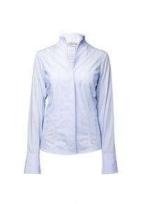 Langarmbluse SURI FREY "Bluse SFY Freyday", Damen, Gr. XL, blau (blau 500), Obermaterial: 100% Baumwolle CO., Blusen Langarmbluse