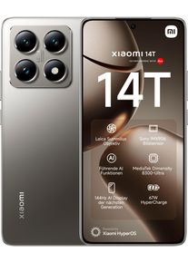 Xiaomi Smartphone "Xiaomi 14T 256GB", grau (titan gray), 256 GB, Mobiltelefone, Smartphone