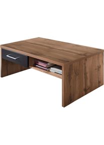 Couchtisch Innostyle "Sonate", braun, B:110cm H:40cm T:64cm, Holzwerkstoff, Tische, Couchtisch, 1 Schubkasten