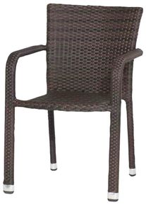 Gartensessel siena GARDEN, rot (maron), B:56cm H:83cm T:60cm, Sessel, Gartensessel