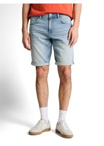 Jeansshorts Tom Tailor, Herren, Gr. 29, N-Gr, light stone blau denim, Denim/Jeans, Obermaterial: 98% Baumwolle, 2% Elasthan, unifarben, slim fit kurz, Jeans Jeansshorts, im Five-Pocket Style