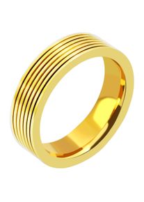 Adelia&acute;s Fingerring ADELIA&acute;S "Herren Ring aus Edelstahl" Gr. 66, gold, Fingerringe, Herren, 66, Edelstahl, Fingerring