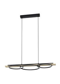 Eglo BOYAL LANGER TISCH SCHWARZ/NATUR FSC