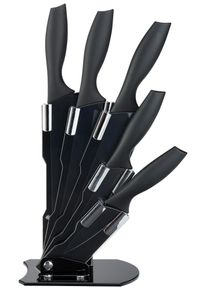 Messerblock Melly in Schwarz, 9-teilig
