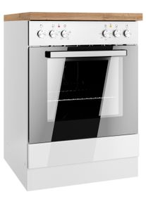 Held Herdumbauschrank Monza ca. 60x86 cm Wei&szlig;/Eiche